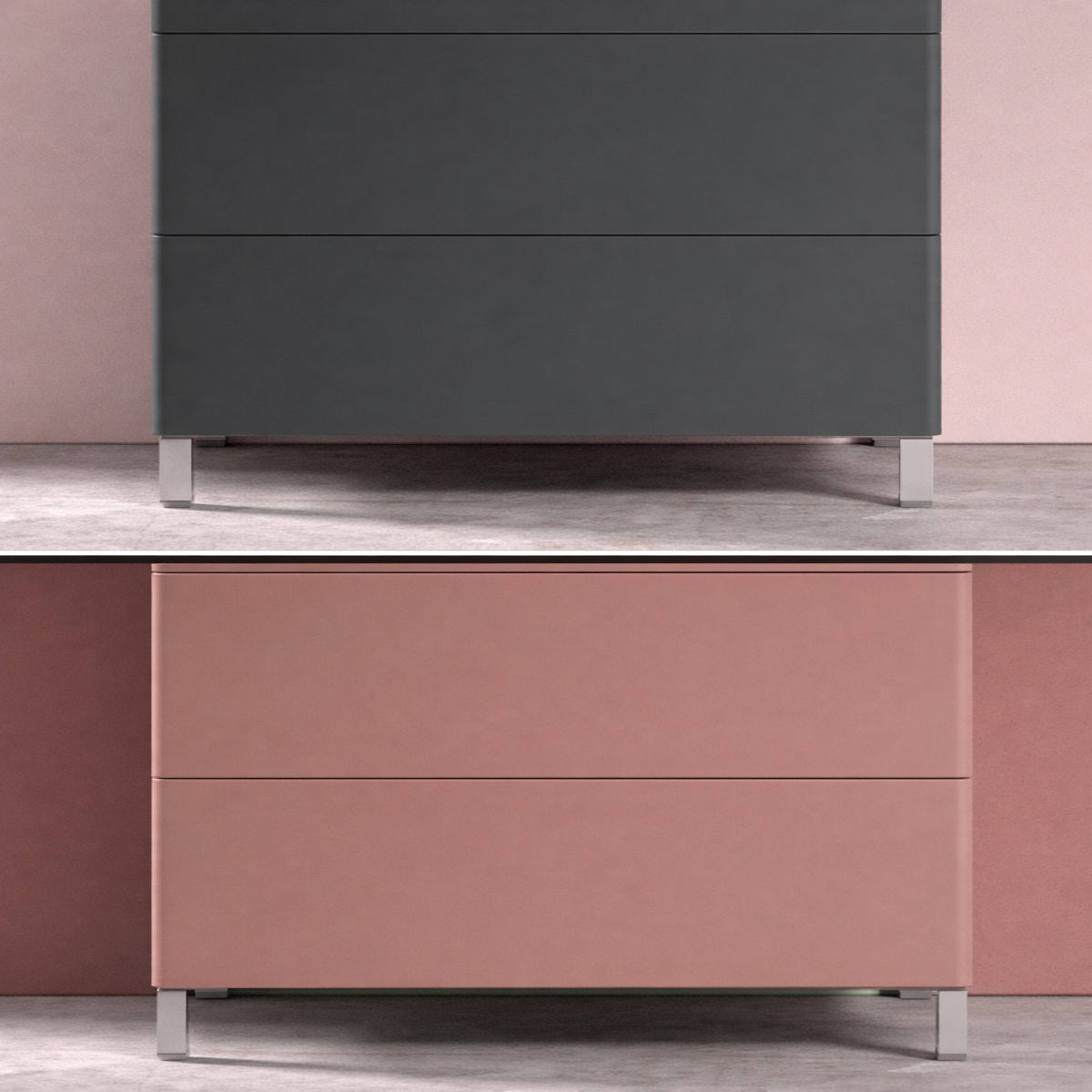Patas Cubo CROMO mueble de baño Carmen Avila Dos - Errefe Home