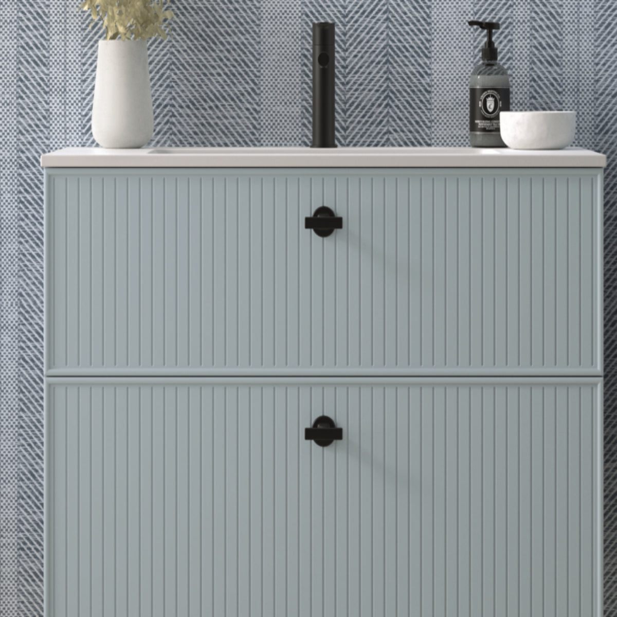 Tiradores RUSTIC colección Blanca Avila Dos, botón metálico para muebles de baño Errefe Home