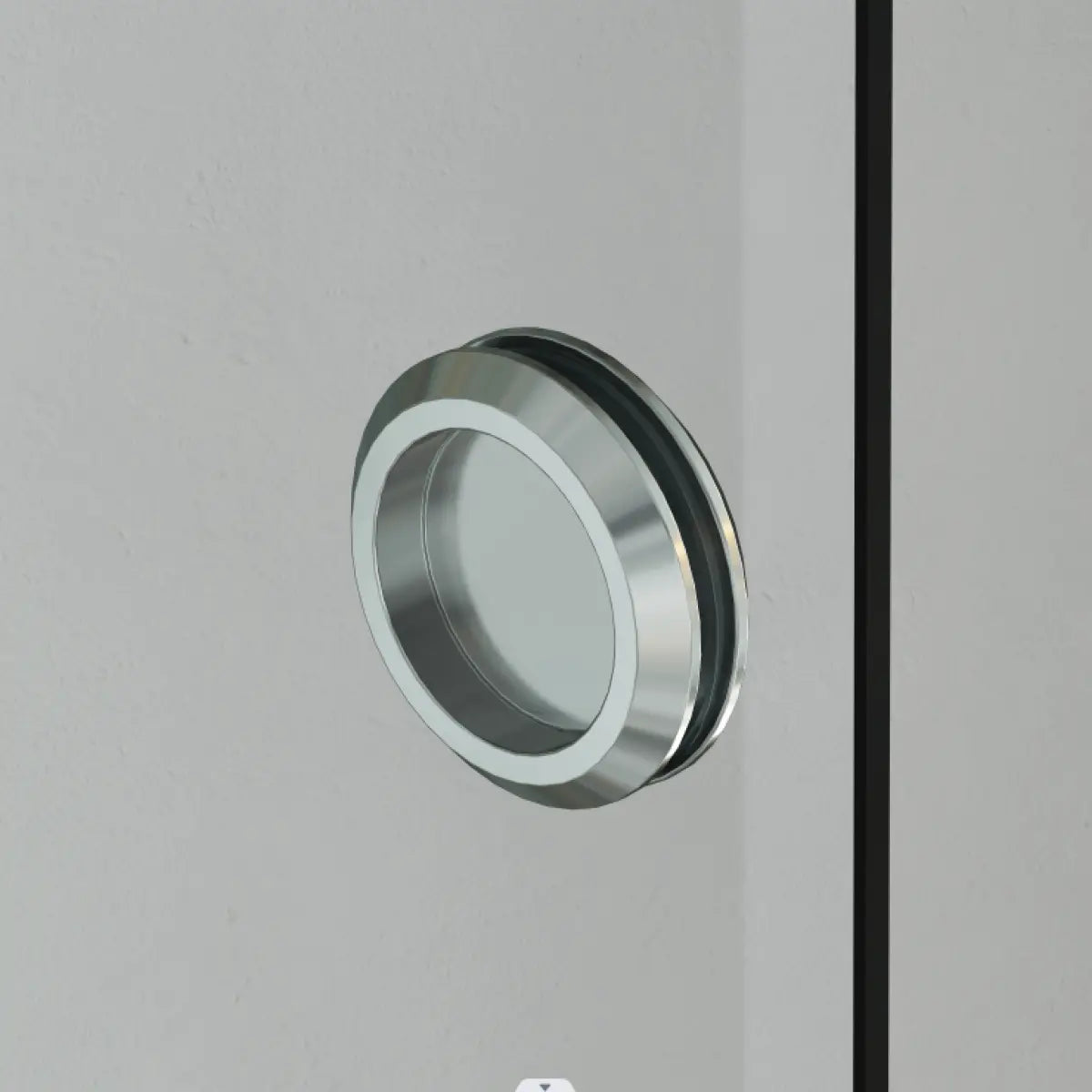 Tirador Uñero Mampara de ducha Yaiza Becrisa, acabado cromo, diseño versatil y práctico Errefe Home