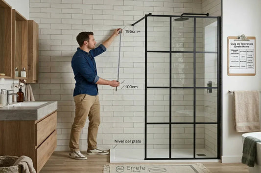 ¿Cómo ibstalar una mampara con falso plomo? - Blog Errefe Home