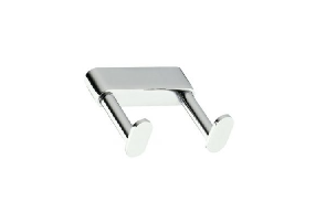 Percha doble para baño