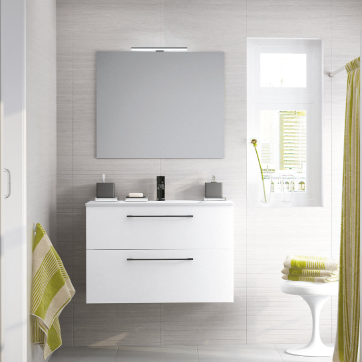 mueble-color-blanco-3-coleccion-carmen-lavabo-integrado-1-seno-2-cajones-suspendidos. Errefe Home