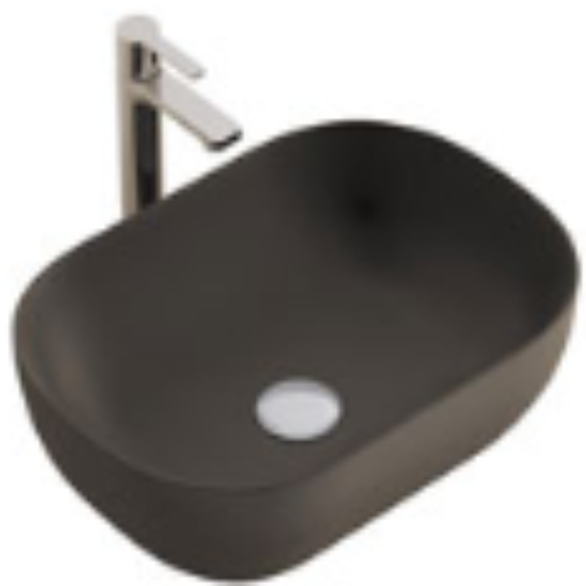 Lavabos sobre encimera Kolores color negro para muebles de baño Avila Dos, Errefe Home