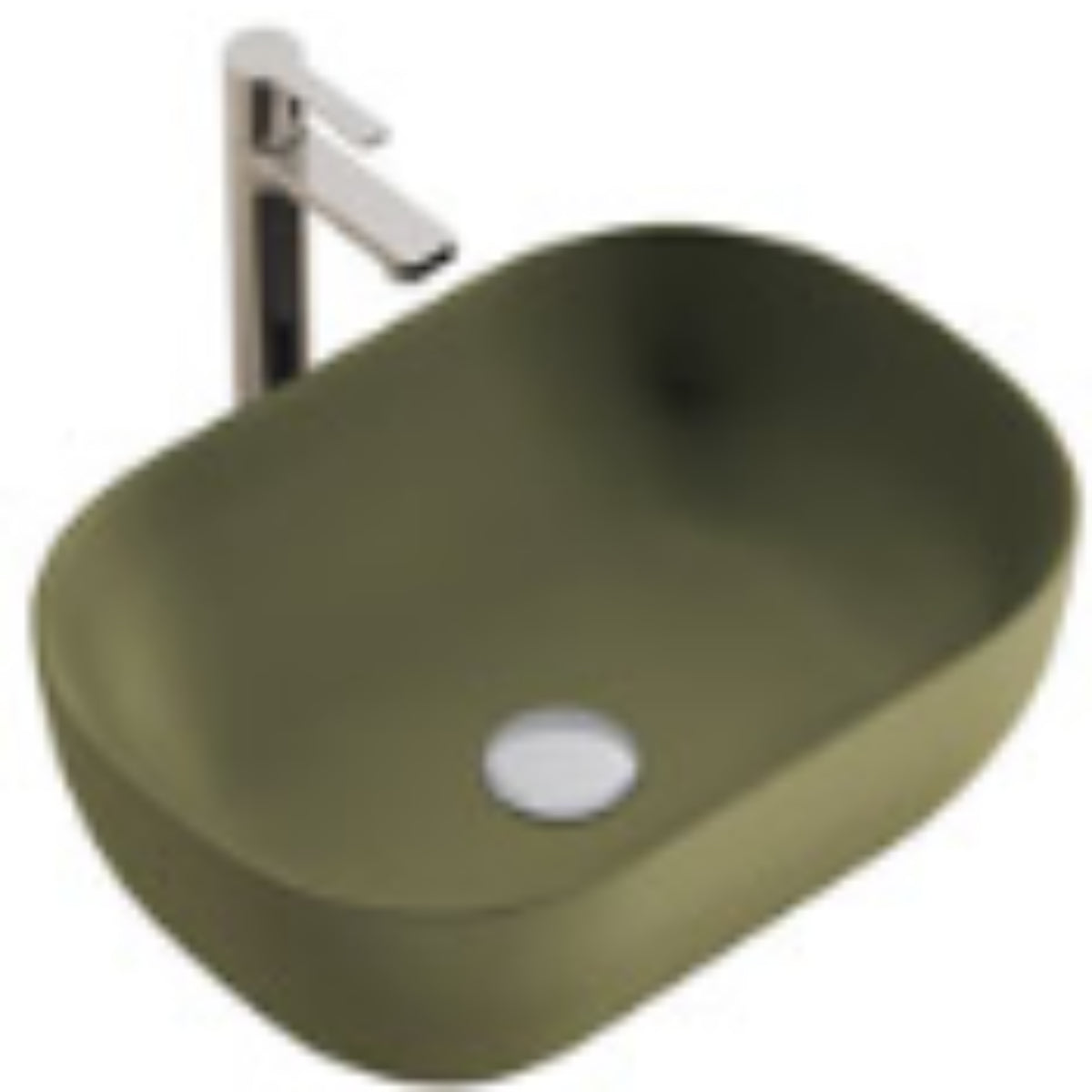 Lavabos sobre encimera Kolores color verde para muebles de baño Avila Dos, Errefe Home