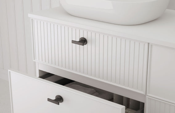 Cajón Avilados mueble baño almacenamiento funcional diseño moderno Errefe Home