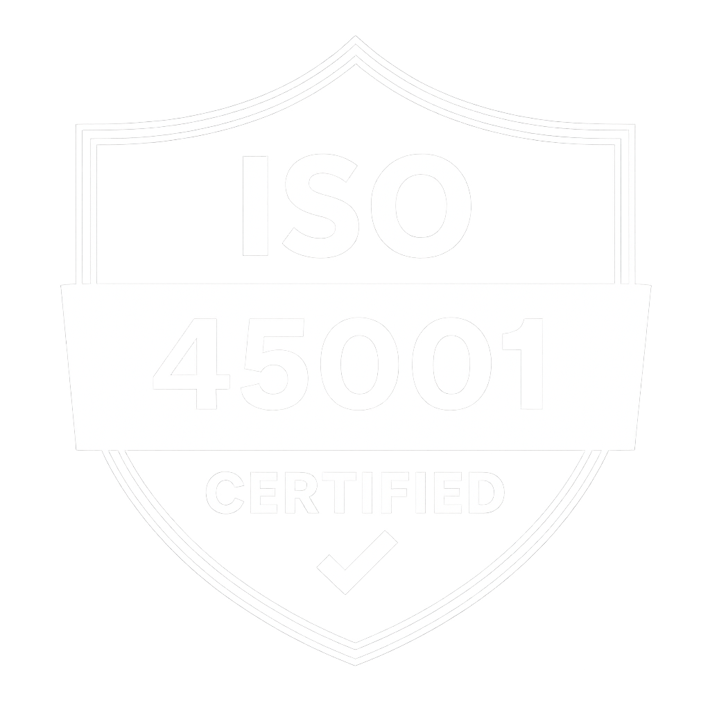 Icono de Certificado ISO 45001 - Errefe Home muebles de baño, mamparas de ducha y accesorios