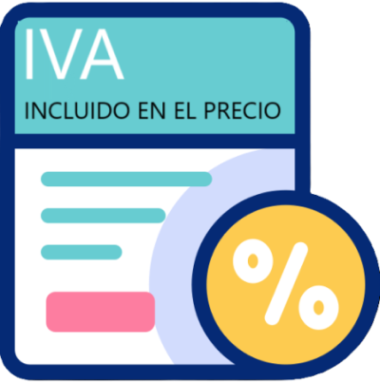 Logo IVA incluido todos los precios tienda transparencia fiscal Errefe Home