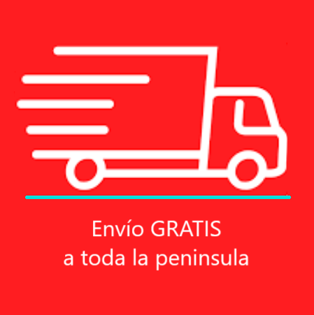 ícono envío gratis mamparas de ducha, muebles de baño, platos ducha, grifos y accesorios servicio gratuito en toda la peninsula Errefe Home