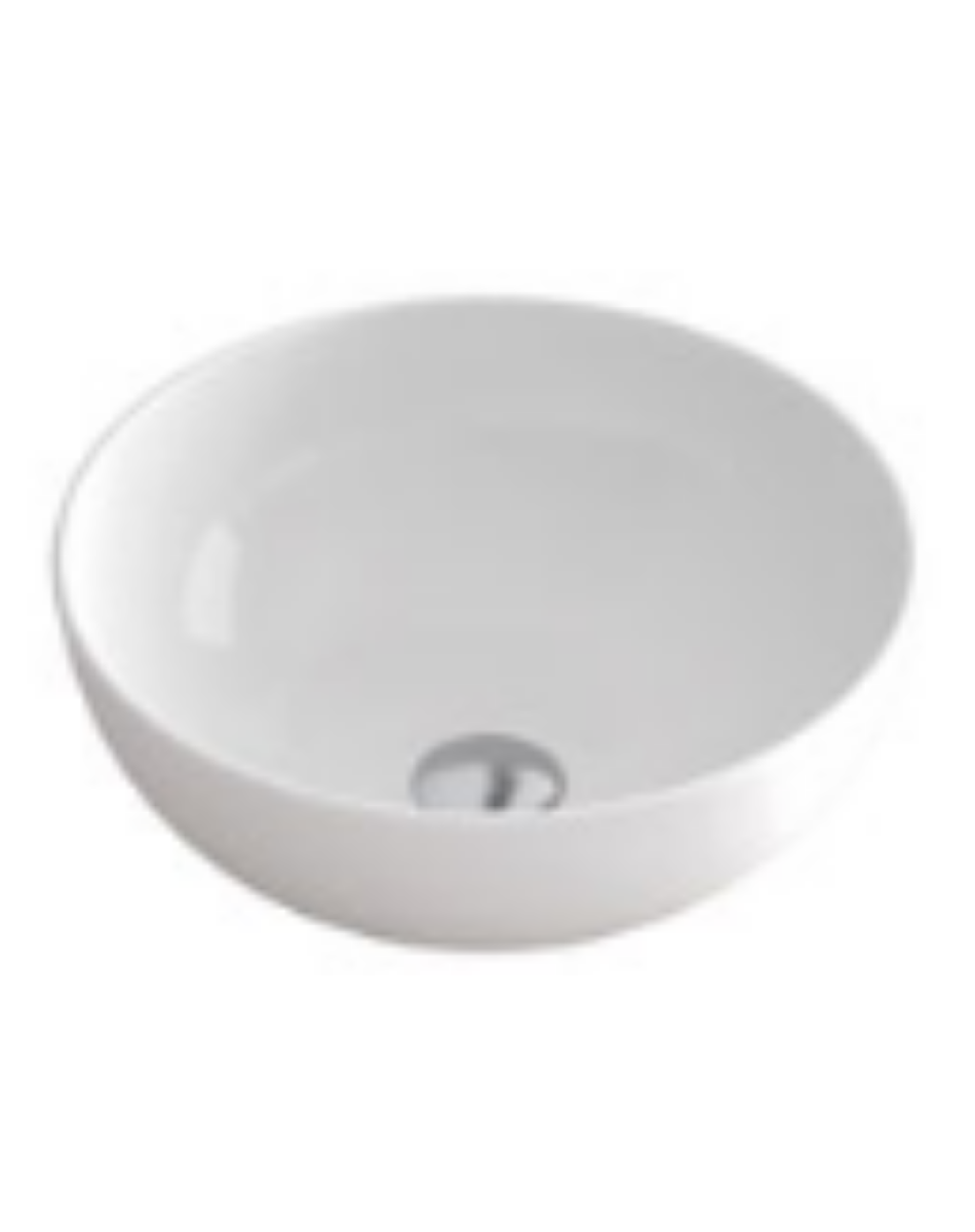 Lavabo BOL sobre encimera color blanco para muebles de baño Avila Dos, Errefe Home