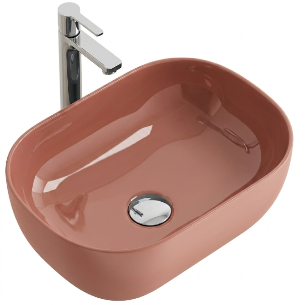 Lavabo KOLORES sobre encimera color K-KORAL para muebles de baño Avila Dos - Errefe Home