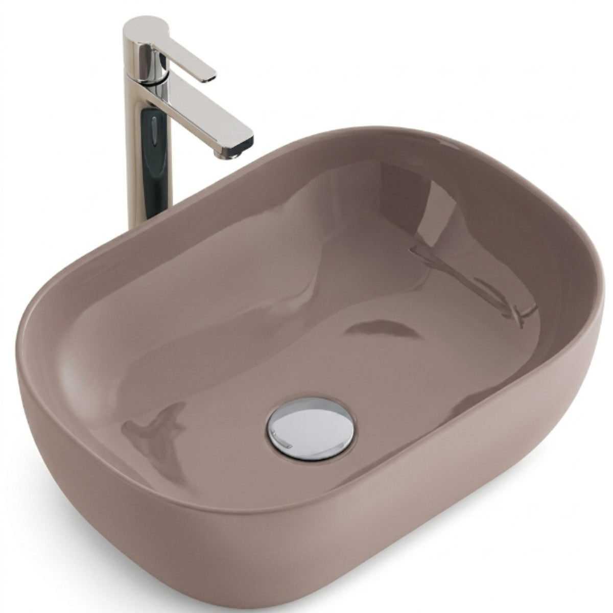 Lavabo KOLORES sobre encimera color K-SKIN para muebles de baño Avila Dos - Errefe Home