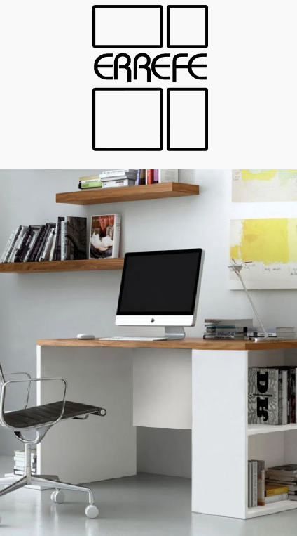 Logo Errefe mobiliario empresa matriz fabricación comercialización muebles oficina quiénes somos Errefe Home