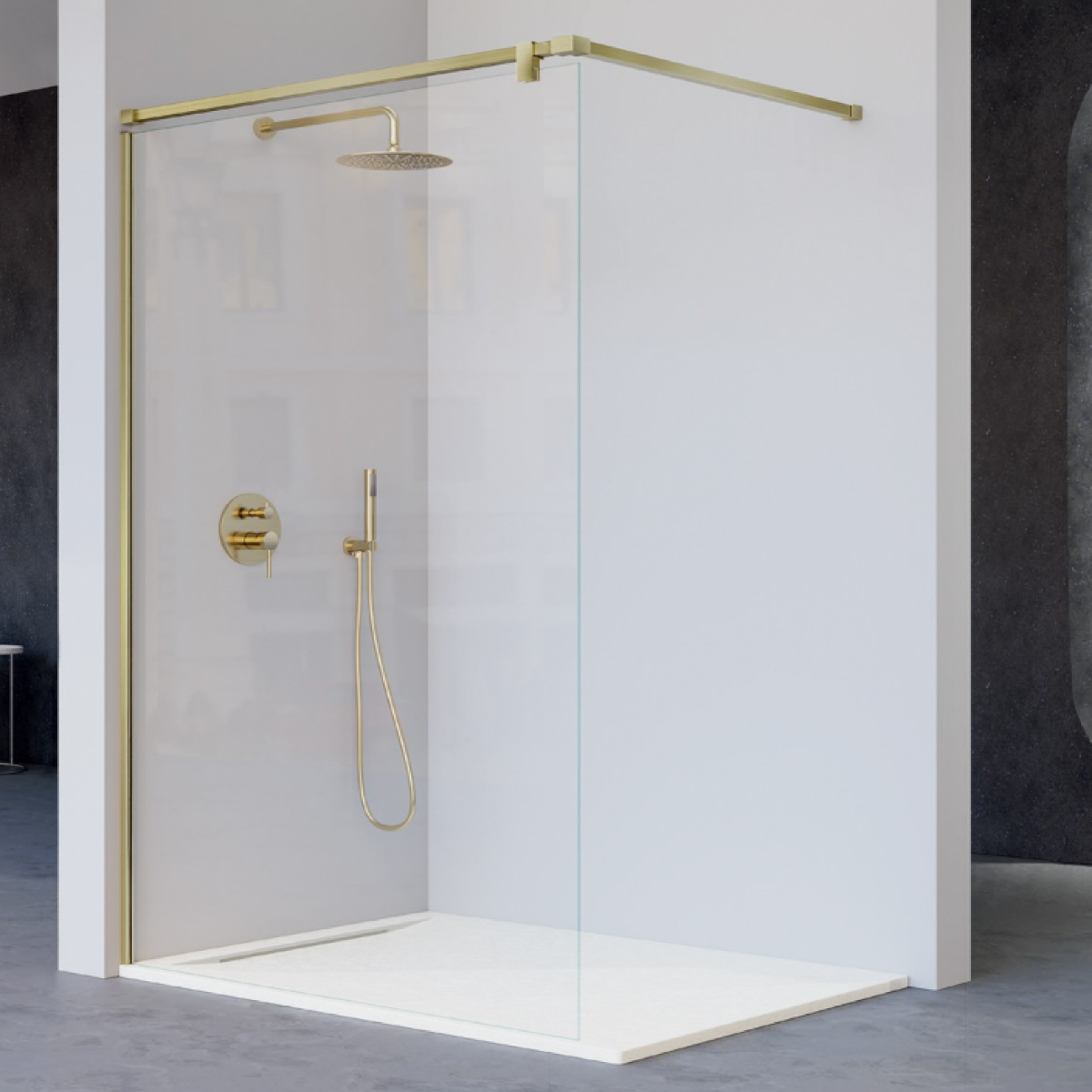 mampara-ducha-vidrio-fijo-barra-90º-Fresh-Salomon-90-inox-oro-cepillado.webp