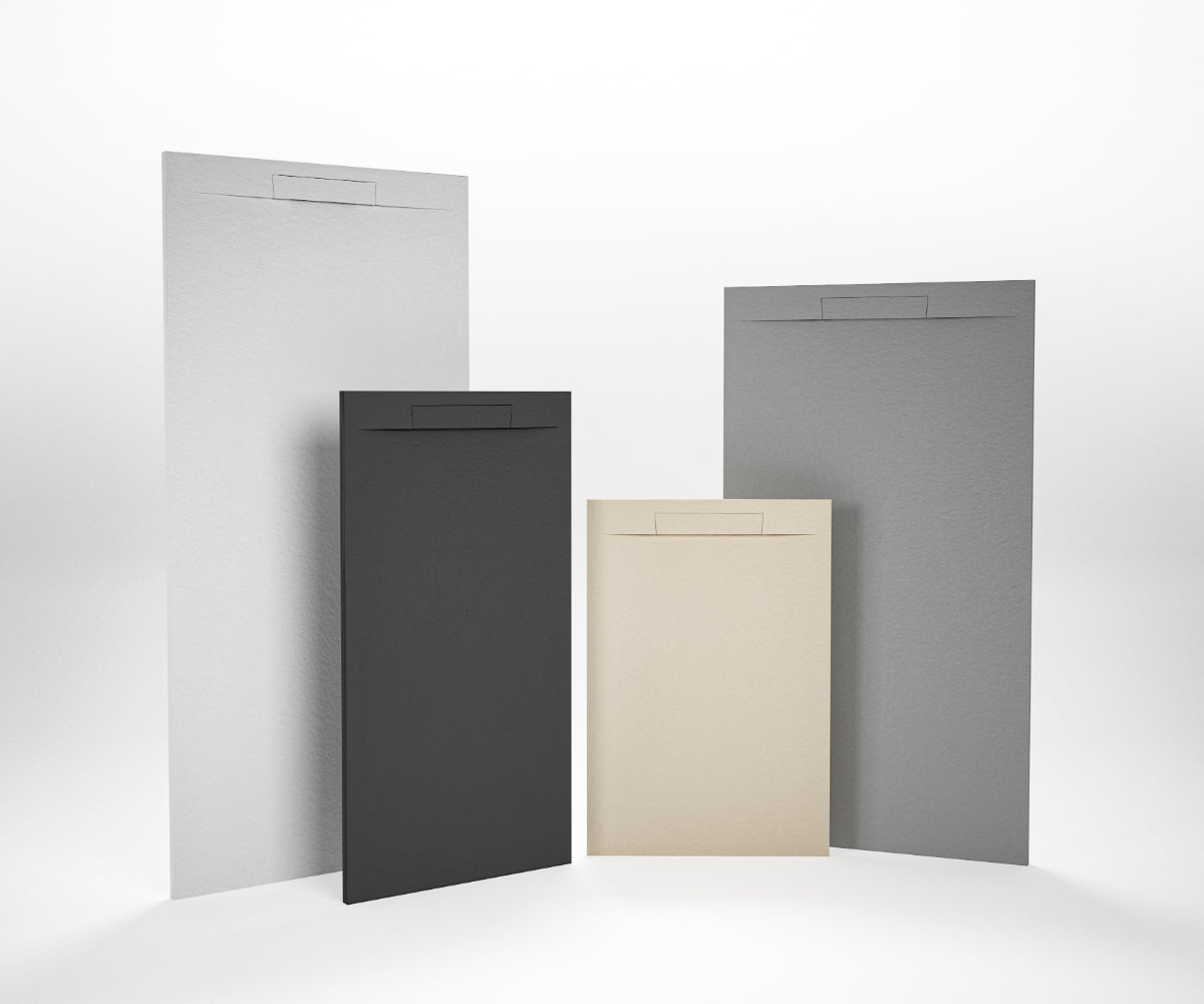 Platos de ducha Colección Gandía PLUS. Antidezlizantes y antibacterianos. Elegancia sofisticada. Errefe Home