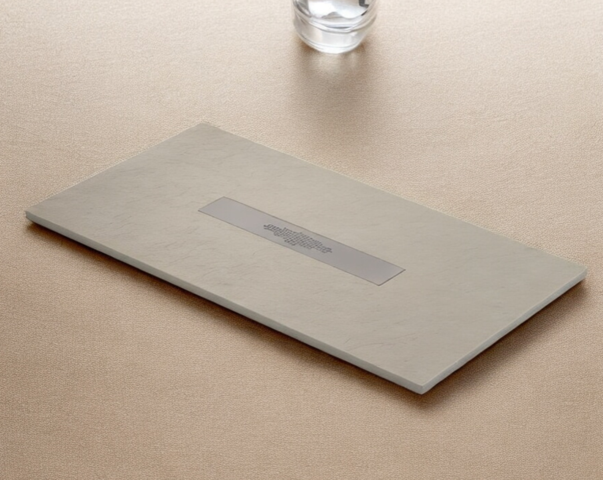 Plato de ducha Stone Quartz Pizarra Becrisa, color Moka, duradero, antideslizante y moderno, Errefe Home