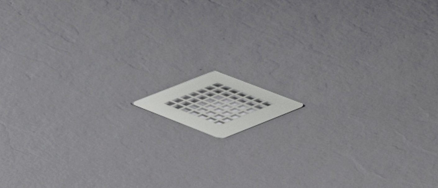 Textura - acabado platos de ducha premium de resina, Gel Coat, modelo Ibiza Plus antracita. Becrisa. Antideslizantes antibacteriano. Errefe Home