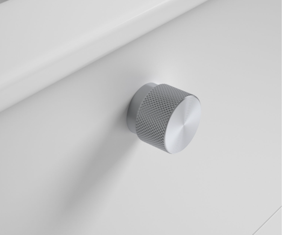 Detalle tirador Rondo cromo mate Carmen Avila Dos Errefe 