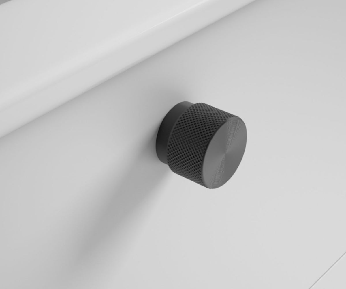 Detalle tirador Rondo negro Carmen  Avila Dos Errefe Home