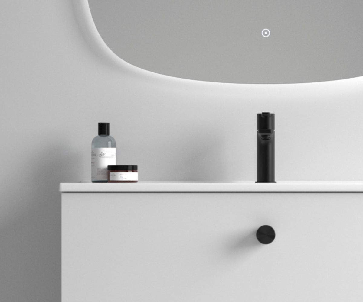 Ttirador Rondo negro Carmen lavabo integrado Avila Dos Errefe Home