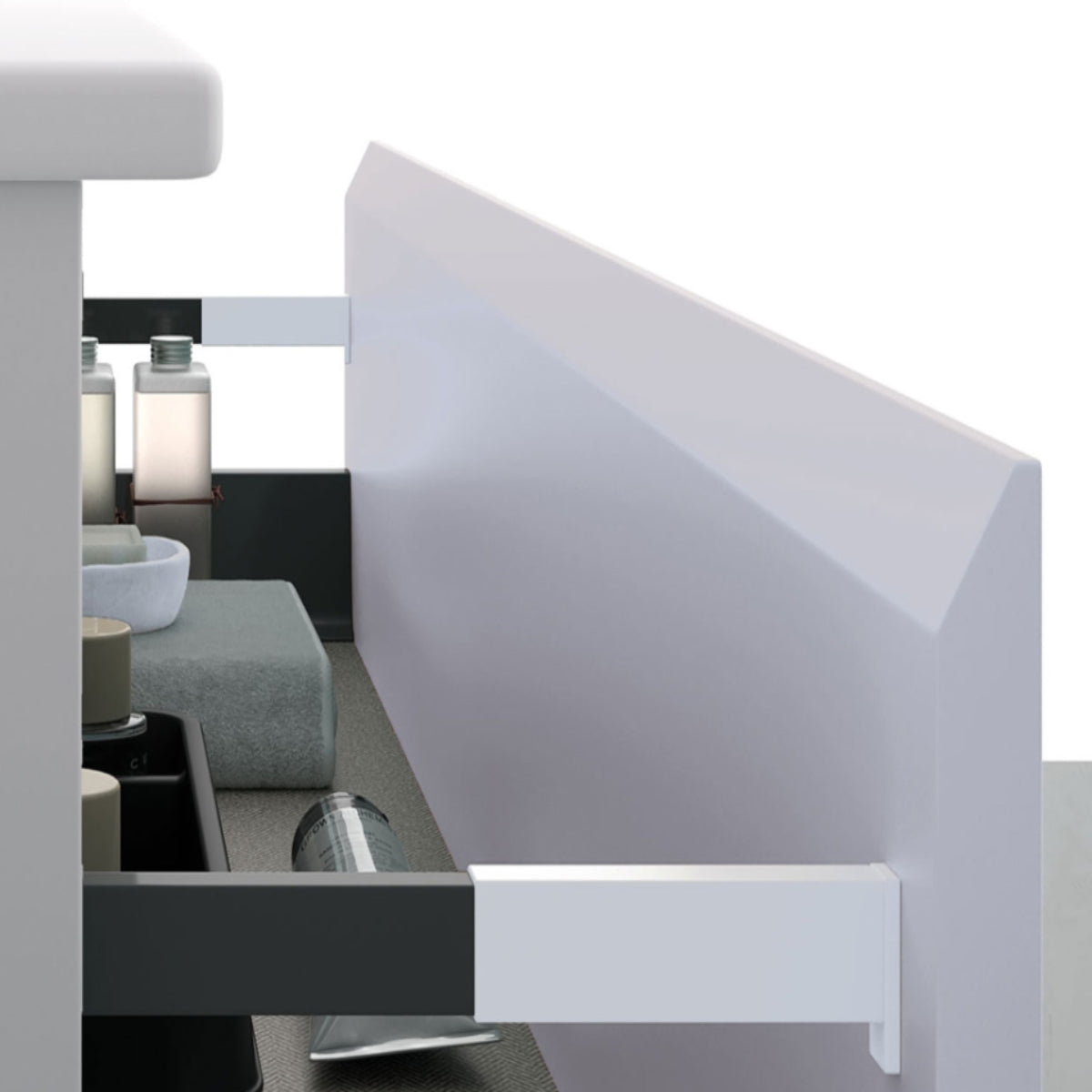 Detalle uñero perfil 21 Carmen lavabo integrado Avila Dos Errefe Home